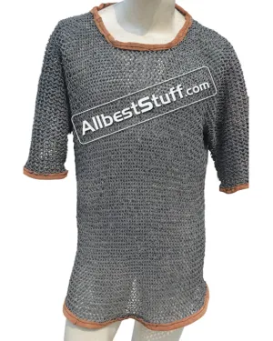 Aluminum Chain Mail Hauberk Full Flat Riveted Actual Chest 42